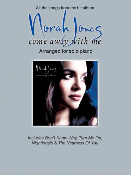Come Away With Me de Norah Jones, Livre pour piano