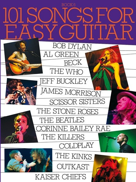 101 Songs For Easy Guitar - Book 6, Livre pour guitare