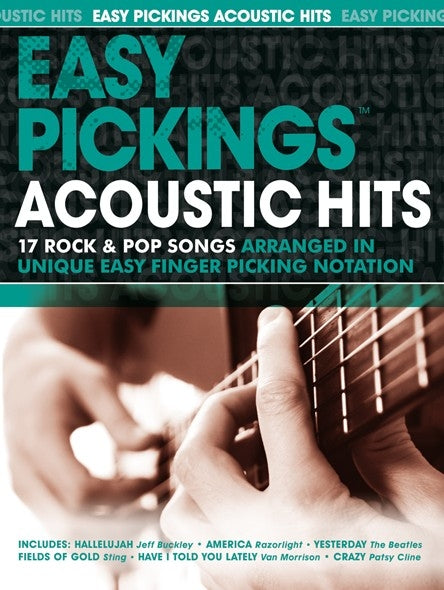 Easy Pickings Acoustic Hits, Livre pour guitare