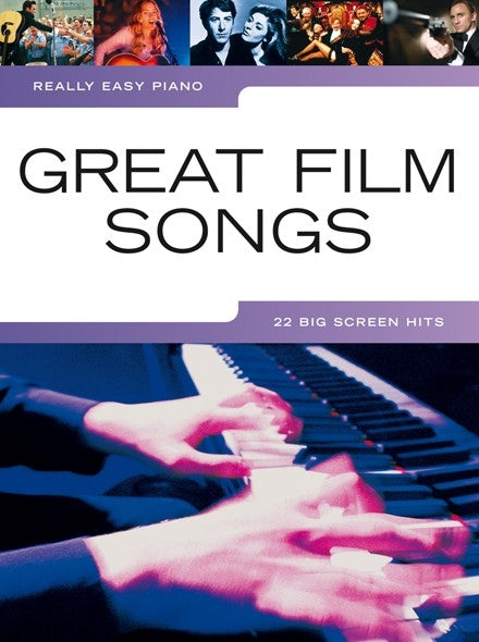 Really Easy Piano: Great Film Songs, Livre pour piano facile