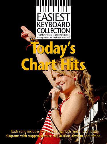 Easiest Keyboard Collection: Today's Chart Hits, Livre pour clavier