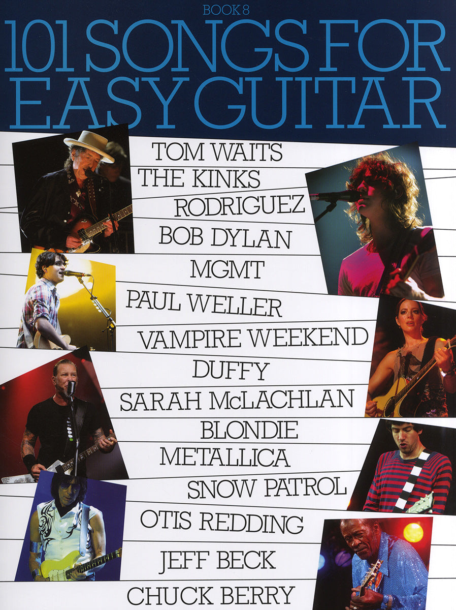 101 Songs For Easy Guitar - Book 8, Livre pour guitare