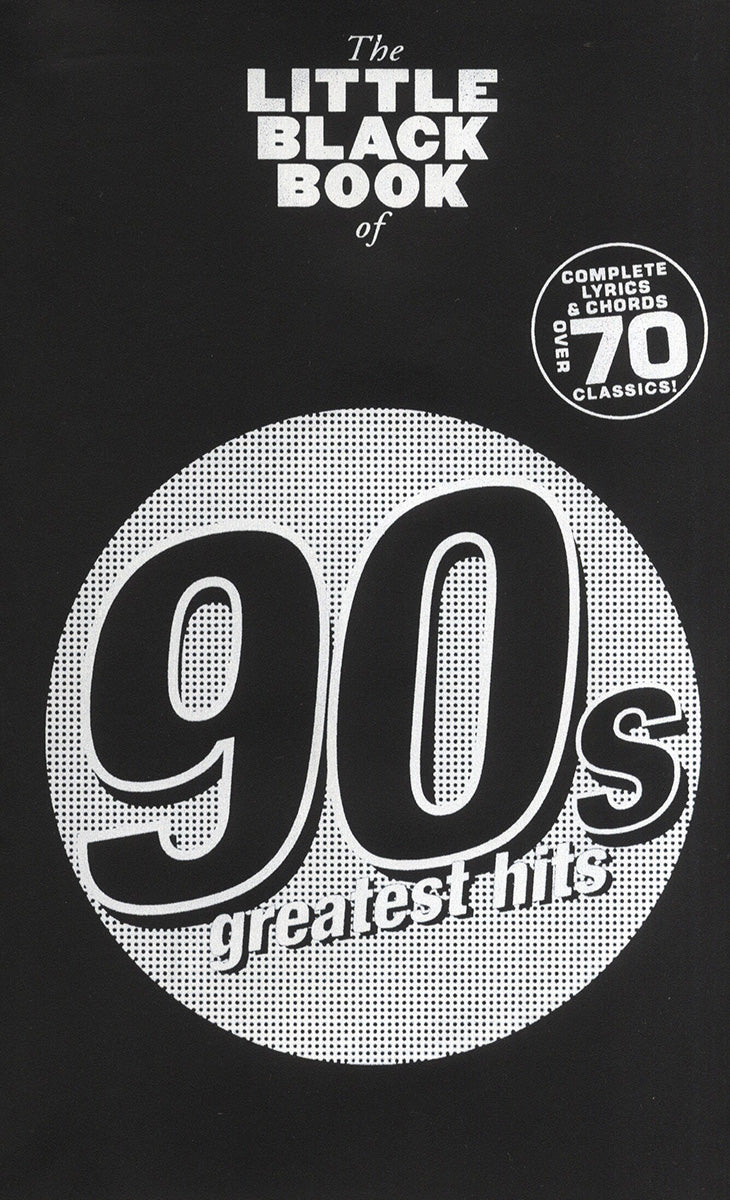 The Little Black Songbook: 90s Greatest Hits, Livre pour lyrics et Chords