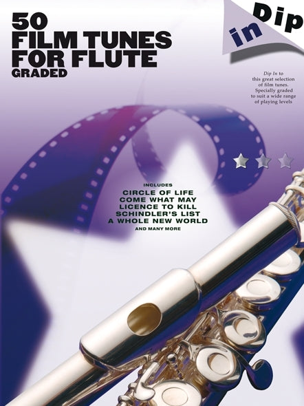 Dip In 50 Film Tunes for Flute, Livre pour flûte