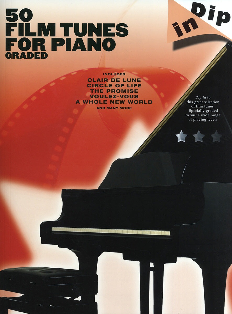 Dip In 50 Film Tunes for Piano, Livre pour piano