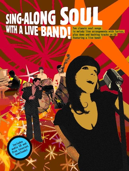 Sing-Along Soul With A Live Band, Livre pour melody Line et Lyrics et Chords