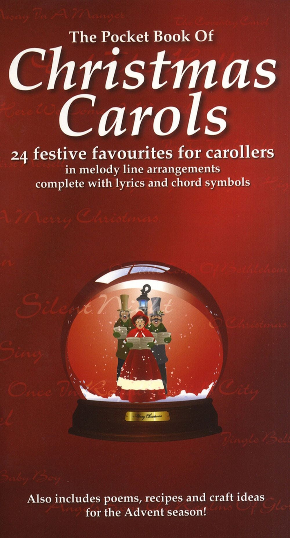 The Pocket Book Of Christmas Carols, Livre pour melody Line et Lyrics et Chords