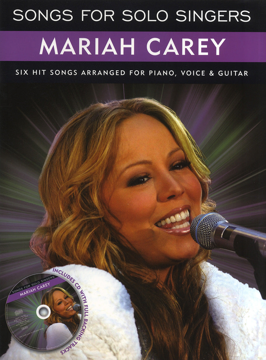 Songs For Solo Singers de Mariah Carey, Livre pour piano et Chant et Guitare