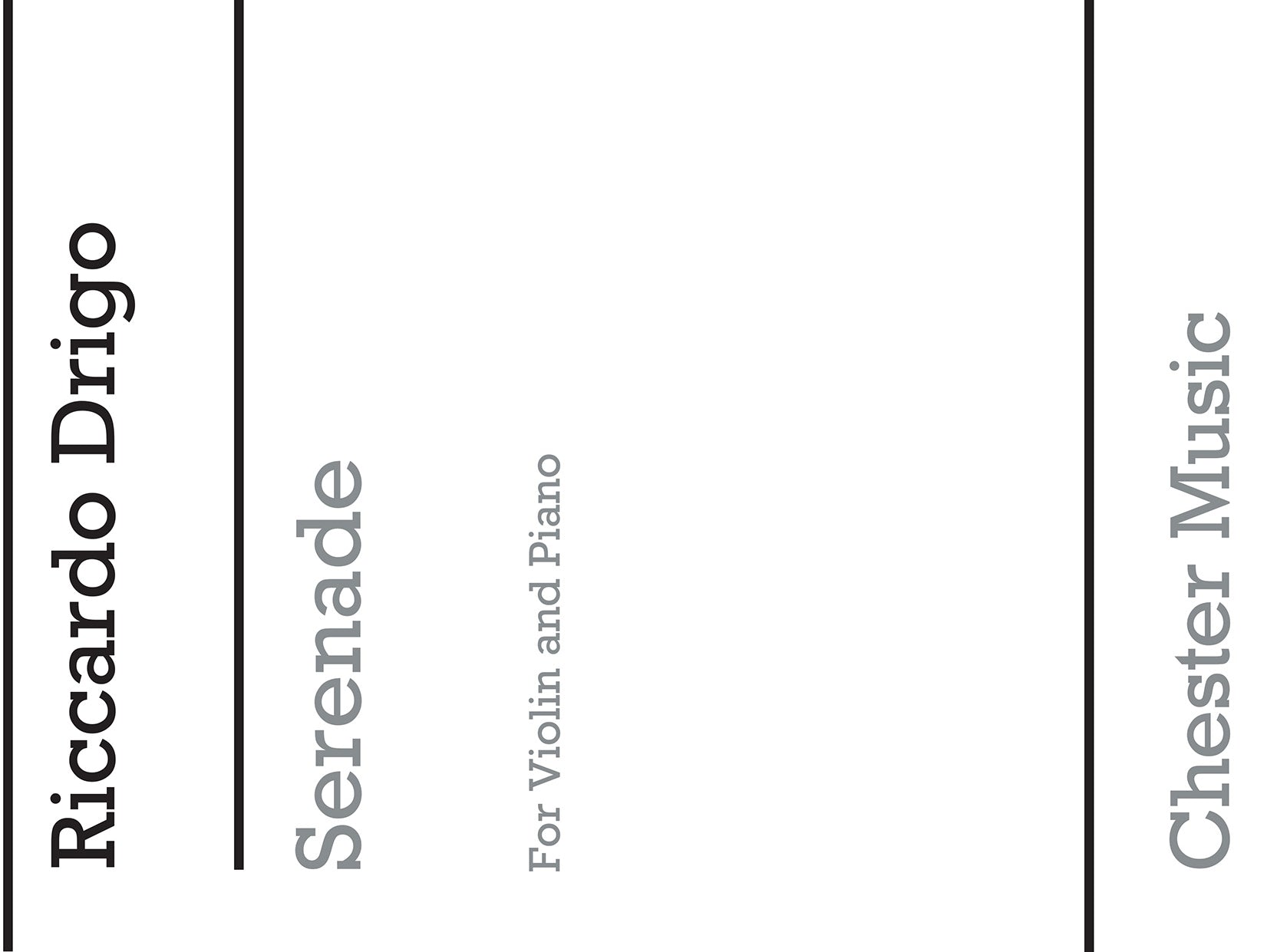 Serenade de Riccardo Drigo, Livre pour violon et Piano