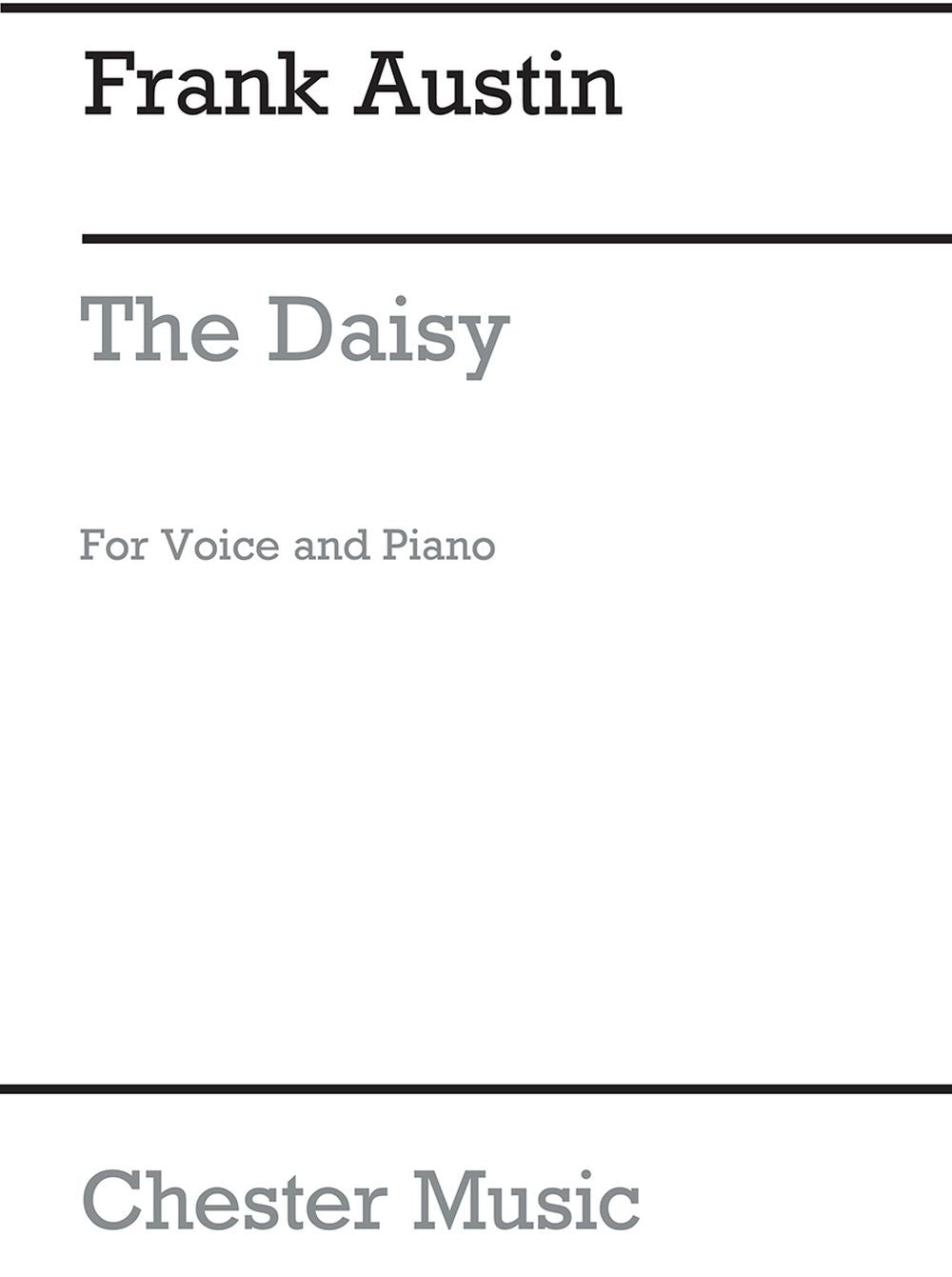 The Daisy de Frederic Austin, Livre pour violon et Piano