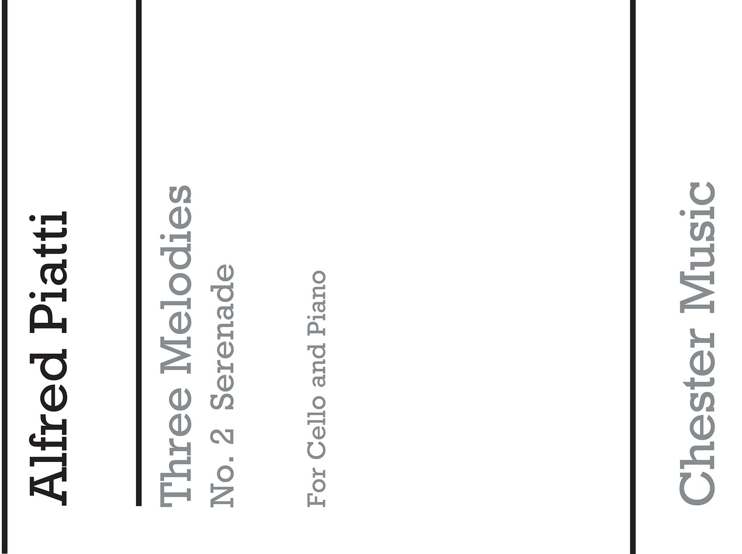 Serenade From Three Melodies de Franz Schubert, Livre pour violoncelle et Piano