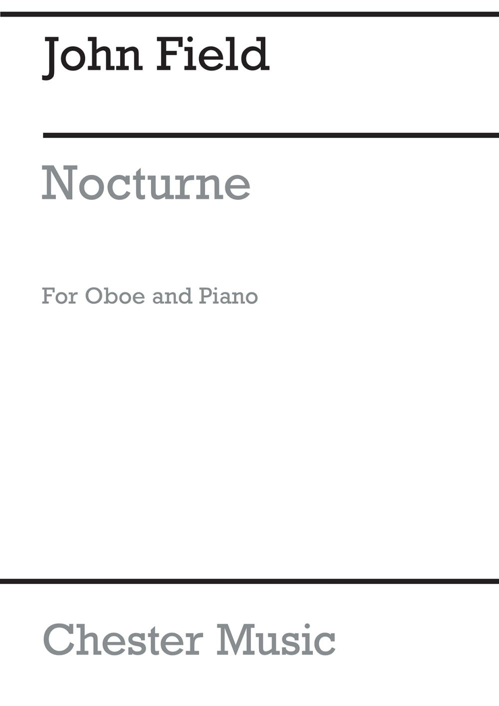Nocturne for Oboe and Piano de John Field, Livre pour hautbois et Piano