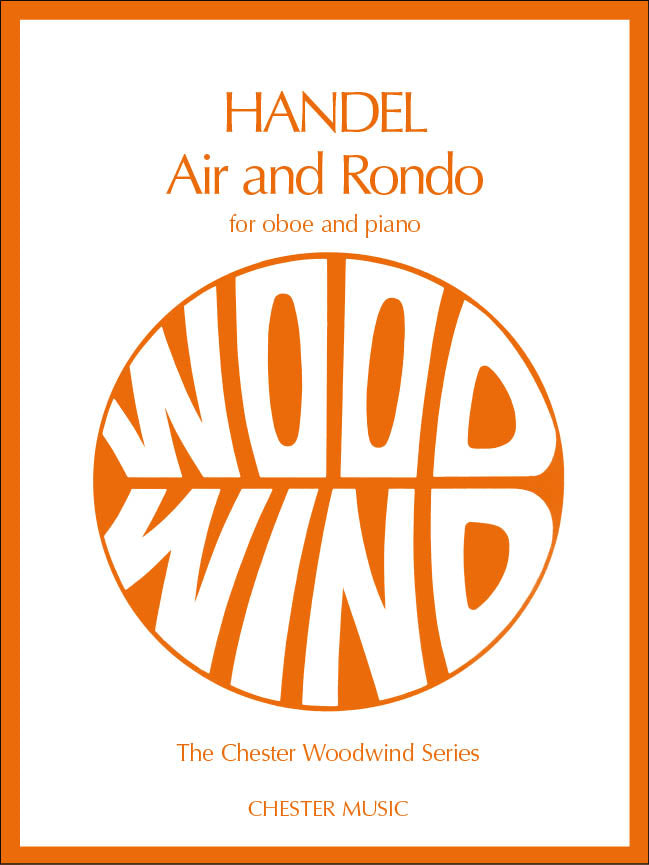 Air And Rondo de Georg Friedrich Händel, Livre pour hautbois