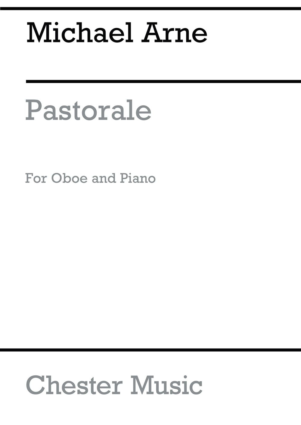 Pastorale for Oboe de Thomas Augustine Arne, Livre pour hautbois et Piano
