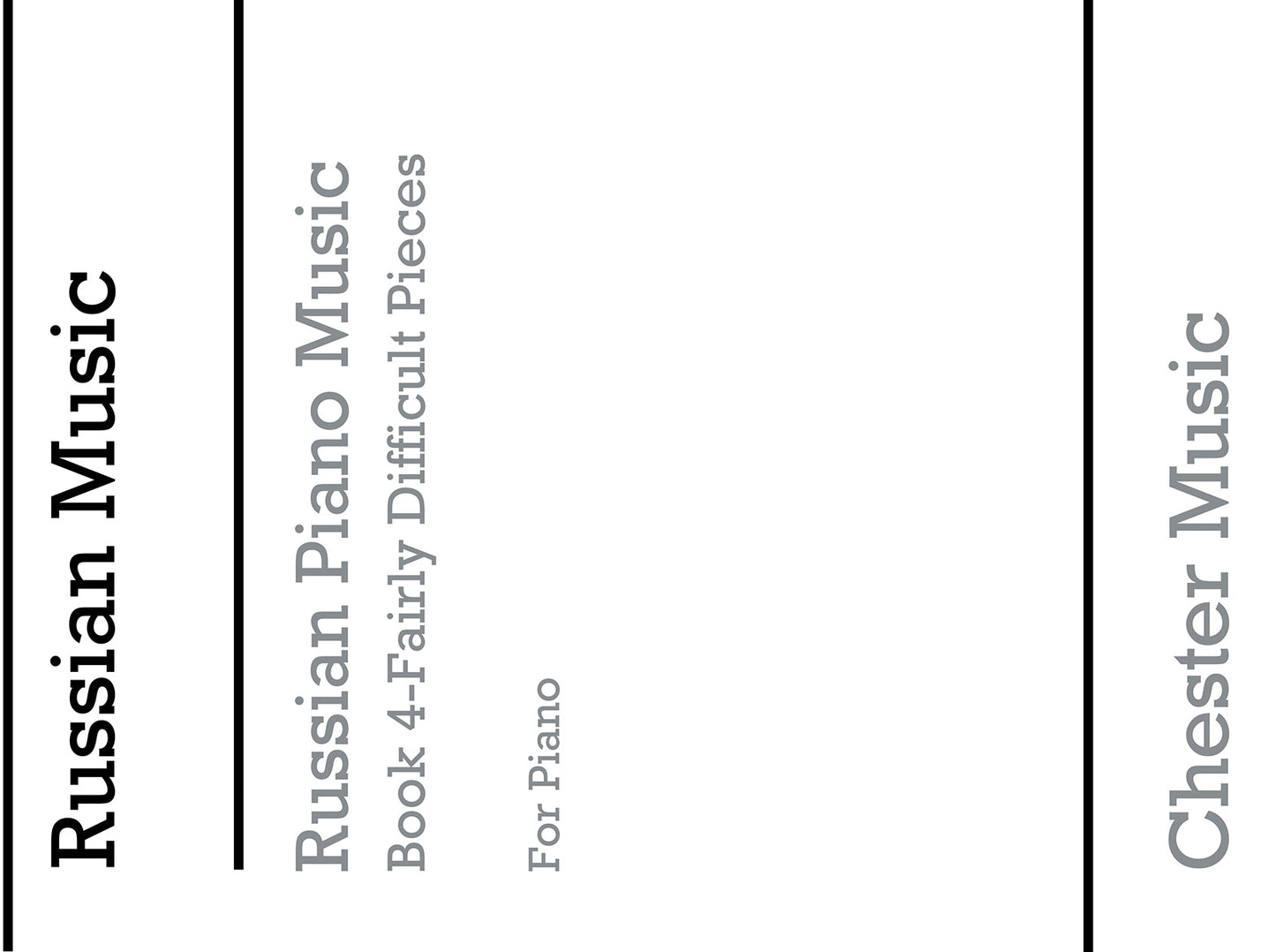 Russian Music For Piano - Book 4, Livre pour piano
