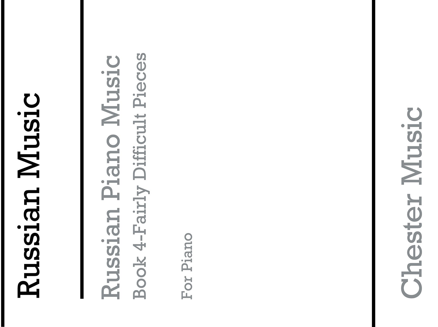 Russian Music For Piano - Book 4, Livre pour piano