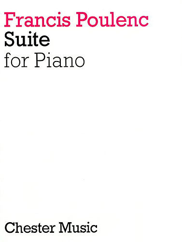 Suite de Francis Poulenc, Livre pour piano