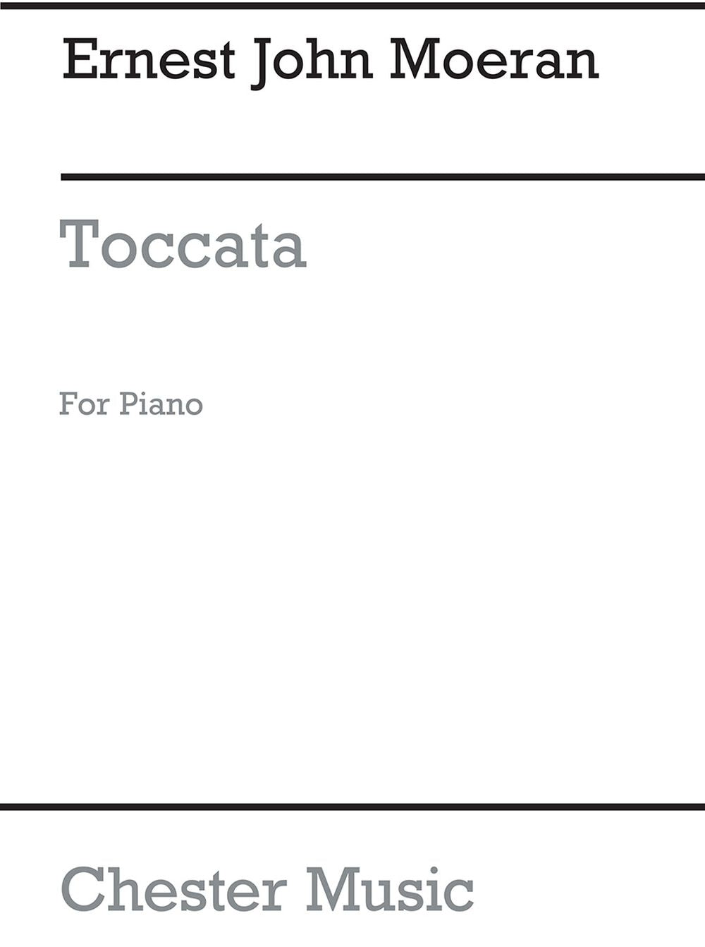 Toccata for Piano de E.J. Moeran, Livre pour piano