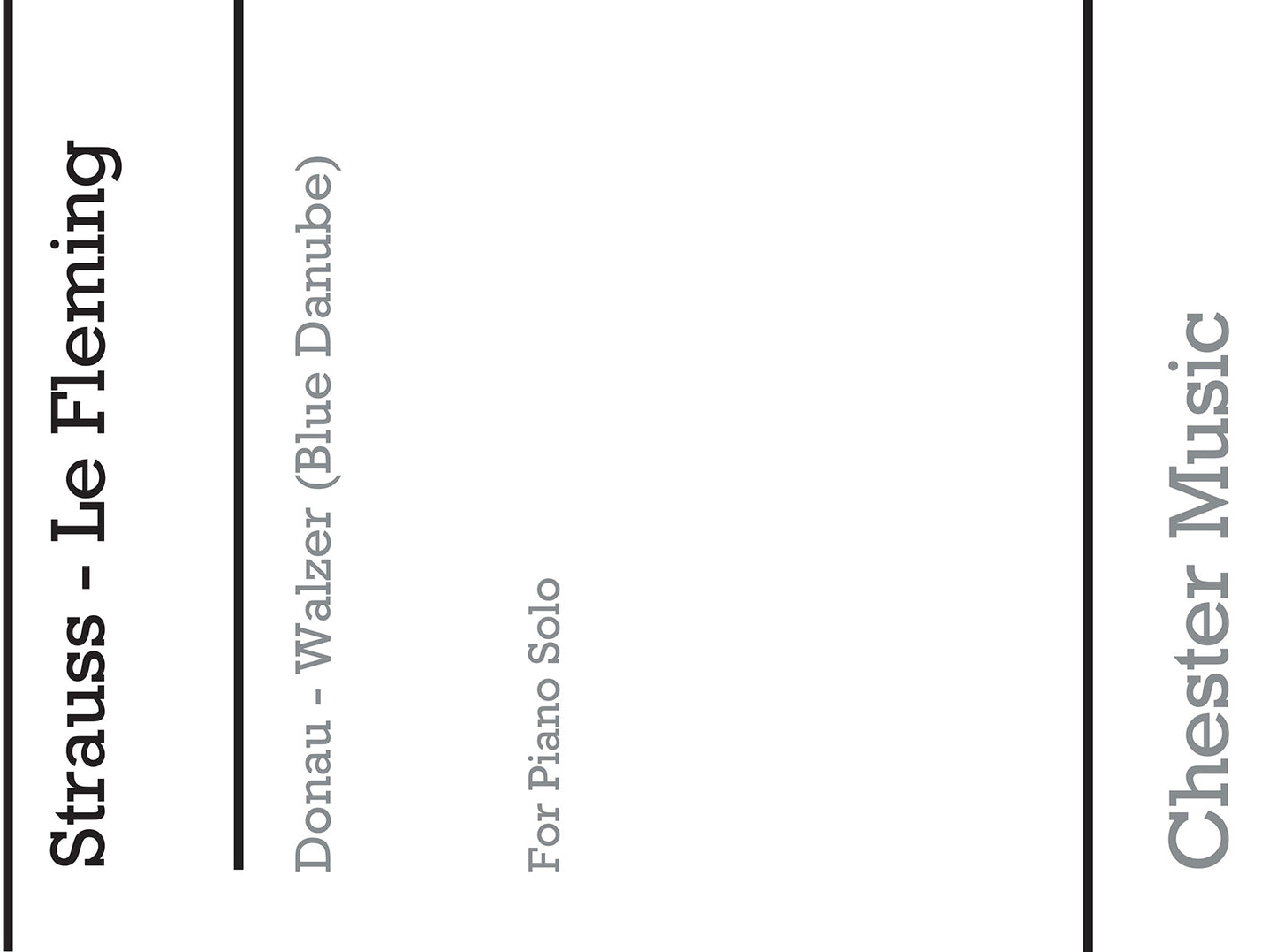 The Blue Danube Waltz For Piano. de Johann Strauss Jr., Livre pour piano