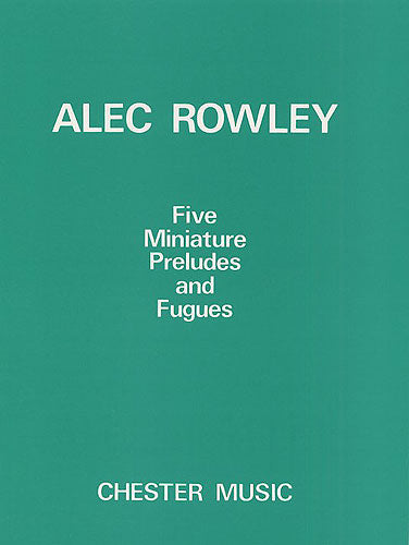 5 Miniature Preludes and Fugues, Livre pour piano