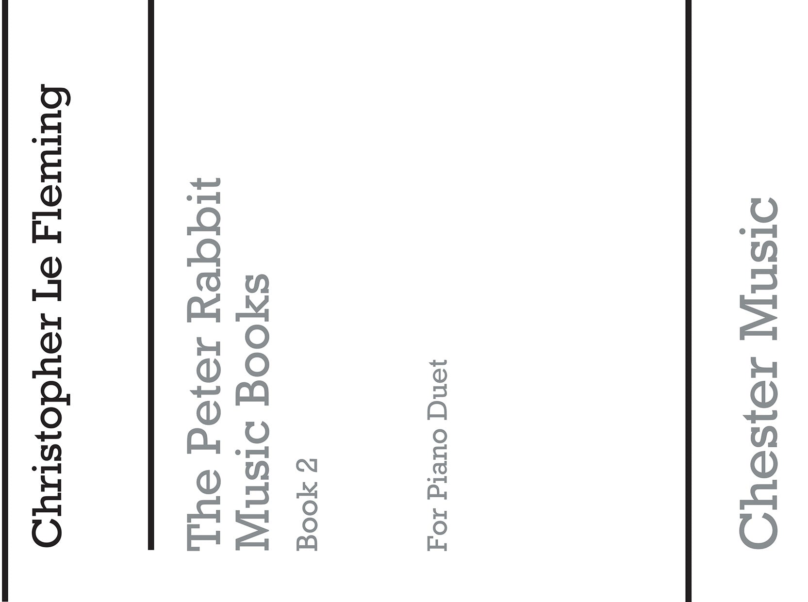 The Peter Rabbit Music Book 2 (Piano Duet) de Christopher Le Fleming, Livre pour duo de pianos