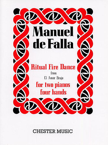 Ritual Fire Dance (El Amor Brujo) For 2 Pianos de Manuel de Falla, Livre pour duo de pianos