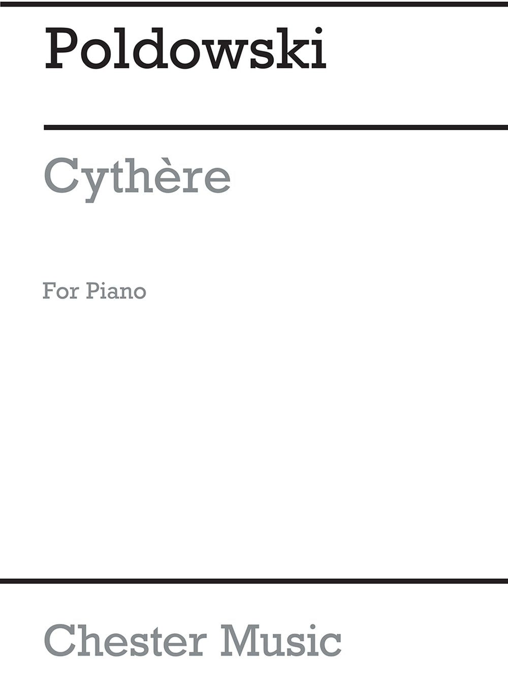 Cythere for Voice with Piano acc. de Poldowski, Livre pour voix et Piano