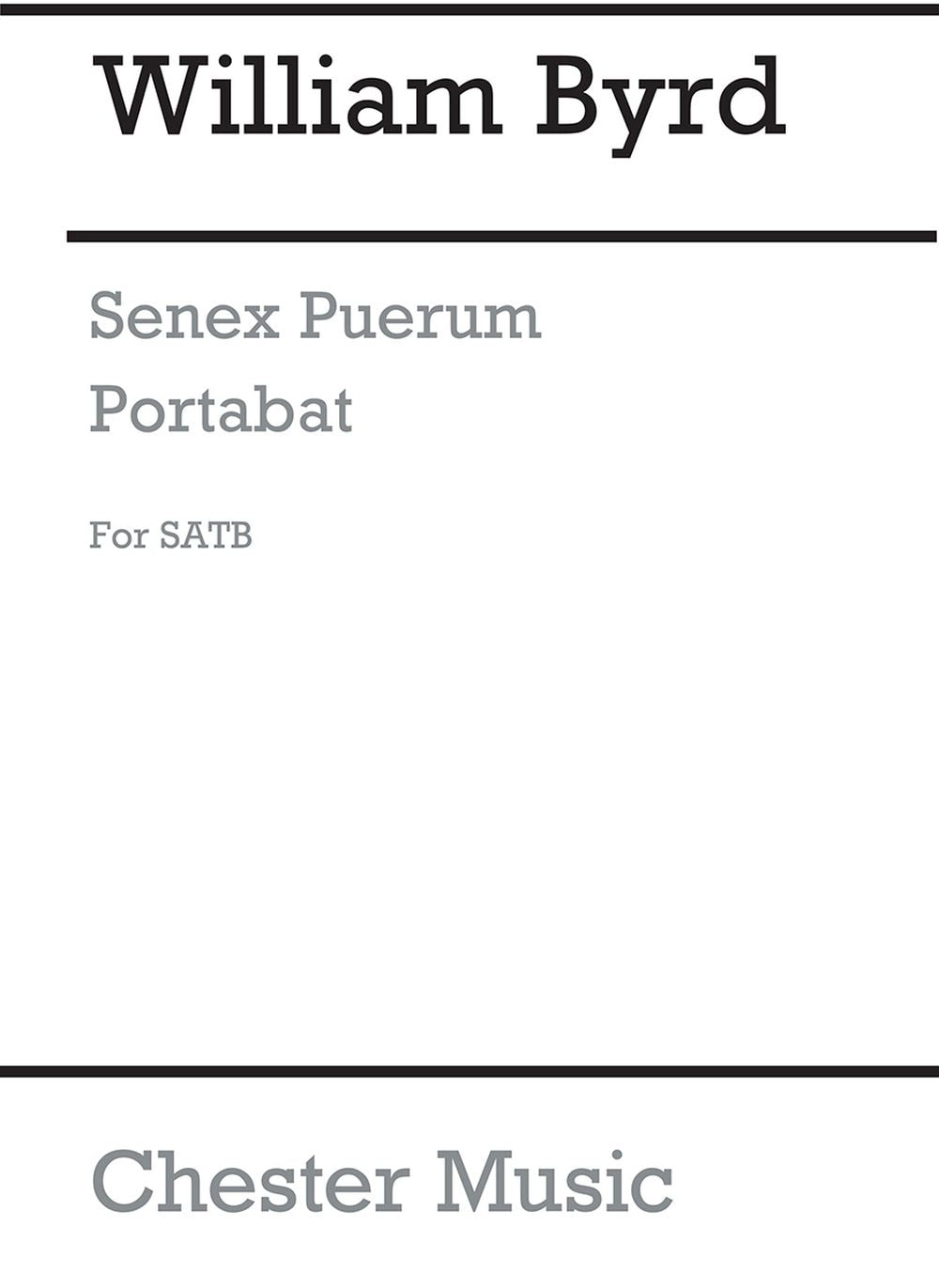Senex Puerum Portabat (Satb) de William Byrd, Partition chorale pour sATB