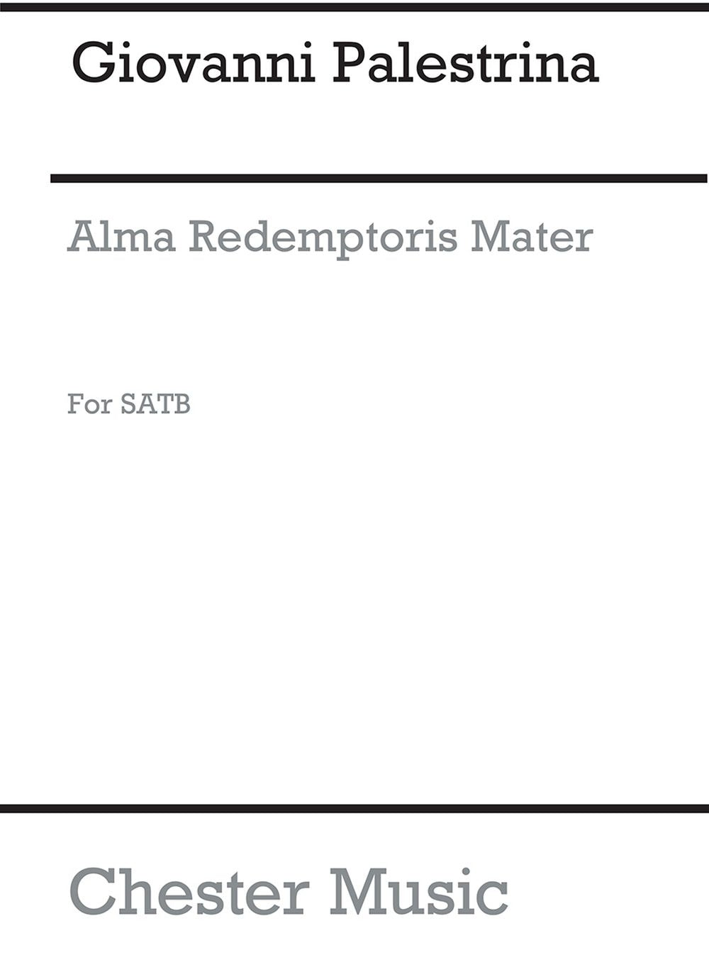 Alma Redemptoris Mater de Giovanni Palestrina, Partition chorale pour sATB