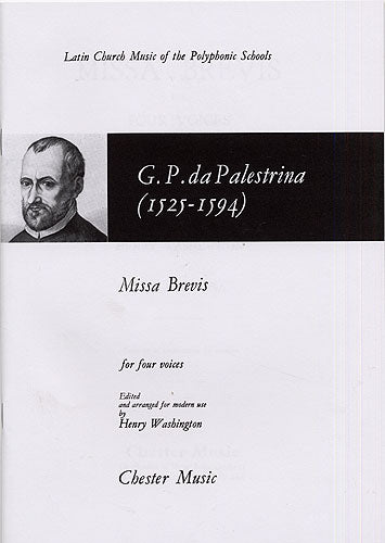 Missa Brevis de Giovanni Palestrina, Partition chorale pour sATB
