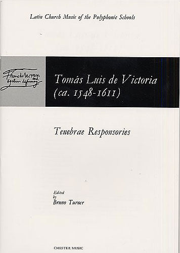 Tenebrae Responsories de Tomás Luis de Victoria, Livre pour sATB