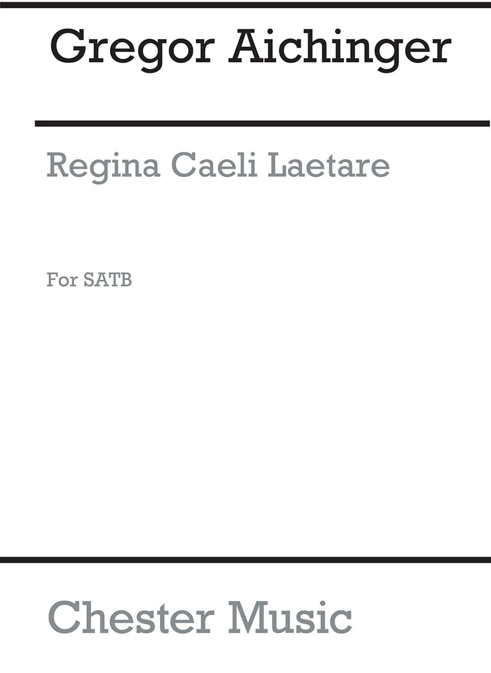 Laetare de Gregor Aichinger, Partition chorale pour sATB