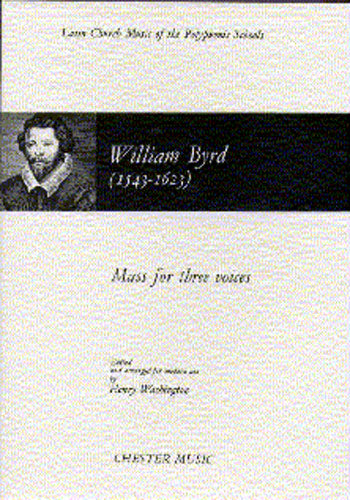Mass For Three Voices (1961 Edition) de William Byrd, Livre pour chœur d'hommes