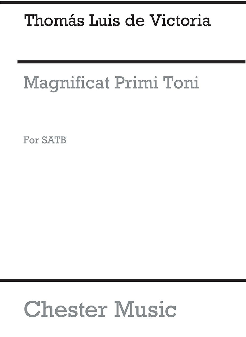 Magnificat Primi Toni de Tomás Luis de Victoria, Livre pour sATB