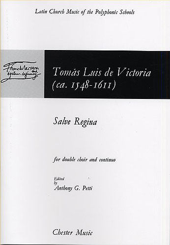Salve Regina de Tomás Luis de Victoria, Livre pour sAB et SATB