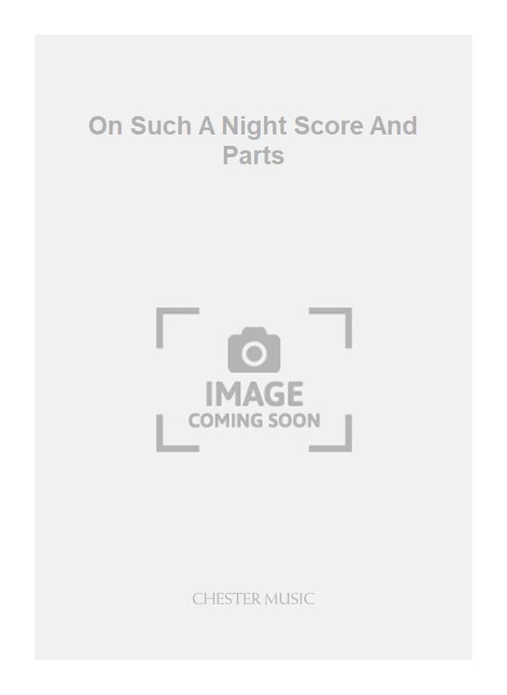 On Such A Night Score And Parts de Iain Kendell, Partition + parties pour ensemble de chambre