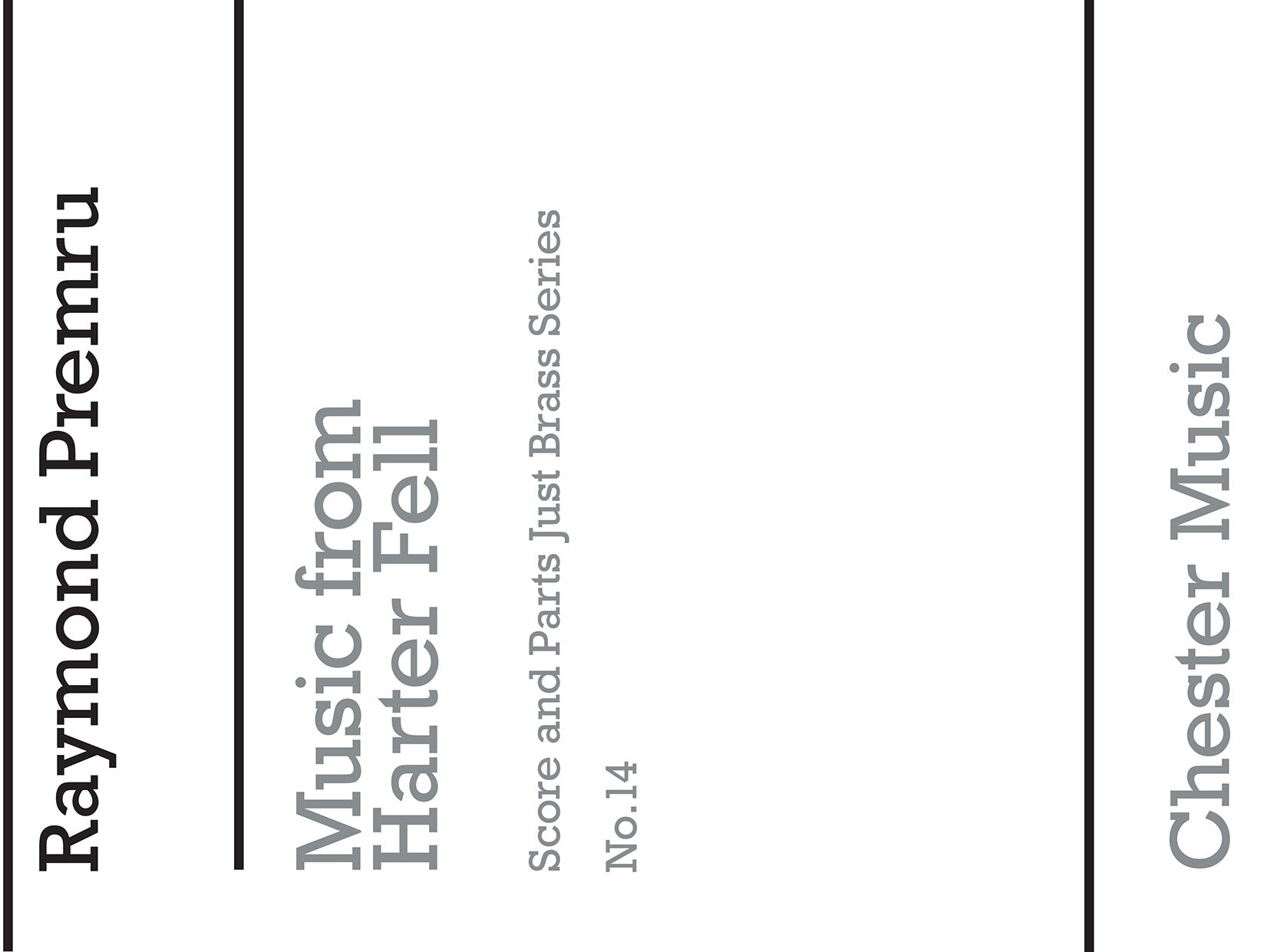 Music From Harter Fell de Raymond Premru, Partition + parties pour sextuor de cuivres