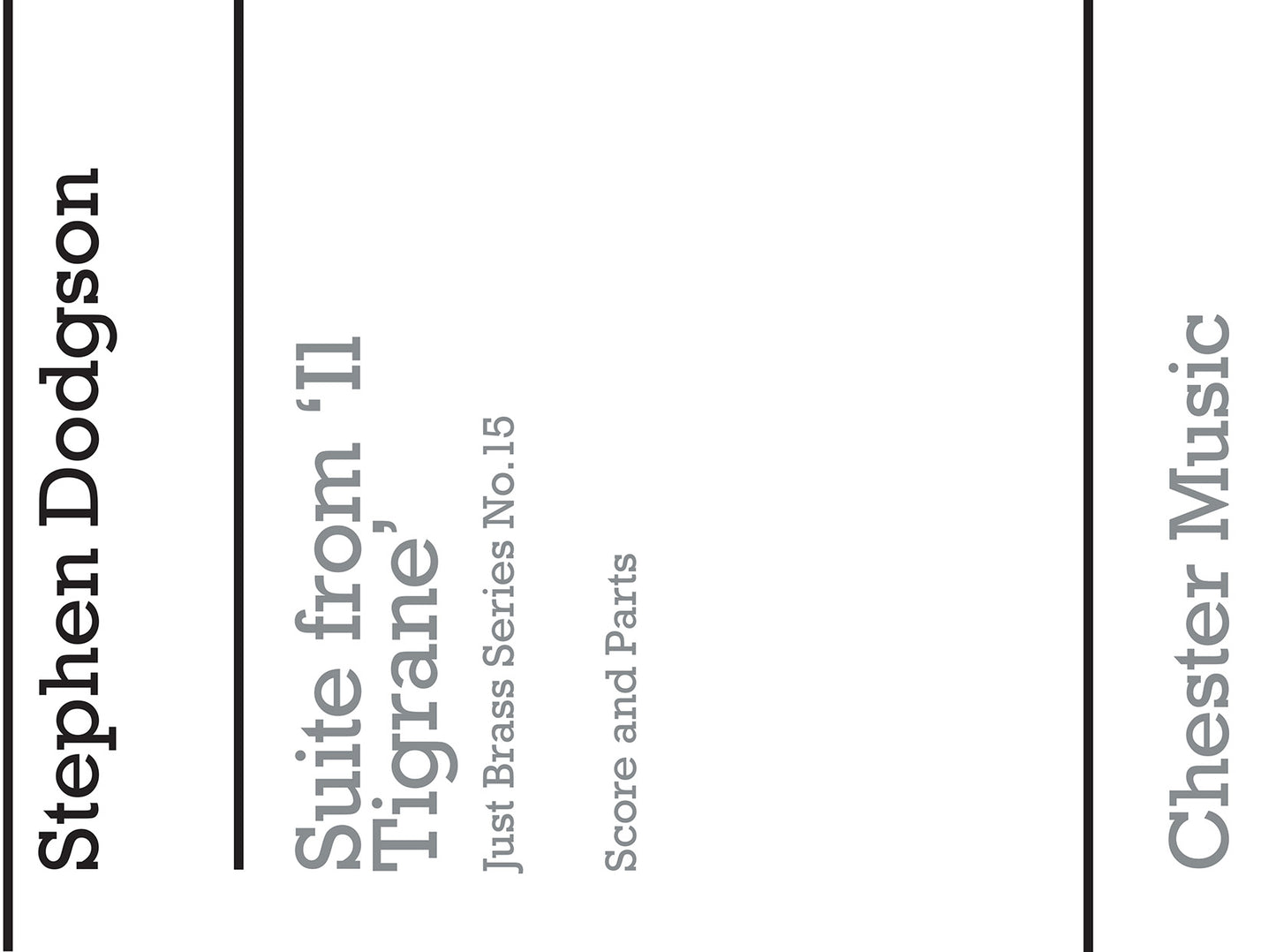 Suite For Brass Septet de Stephen Dodgson, Partition + parties pour septuor de cuivres