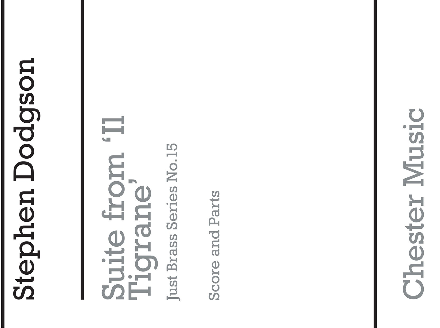 Suite For Brass Septet de Stephen Dodgson, Partition + parties pour septuor de cuivres