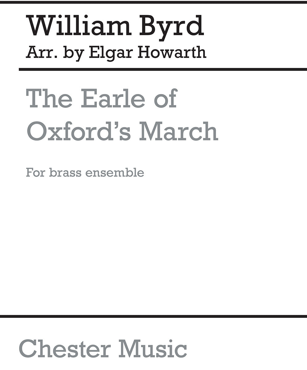 Earle Of Oxford's March de William Byrd, Partition + parties pour ensemble de cuivres