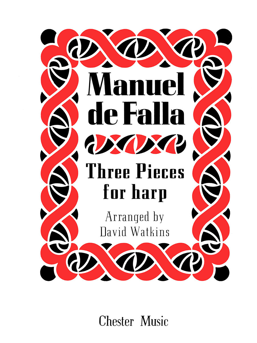 Three Pieces For Harp de Manuel de Falla, Livre pour harpe