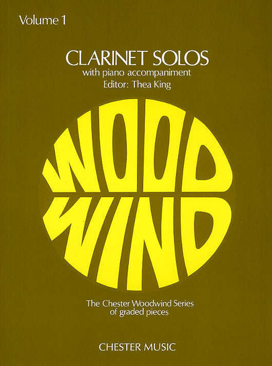 Clarinet Solos Volume 1, Livre pour clarinette et Piano
