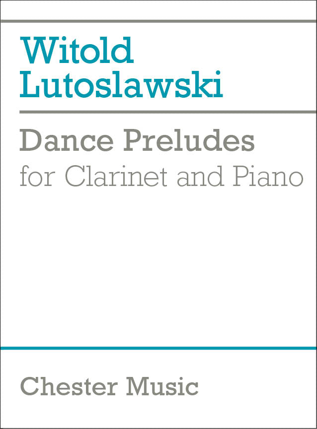 Dance Preludes de Witold Lutoslawski, Livre pour clarinette