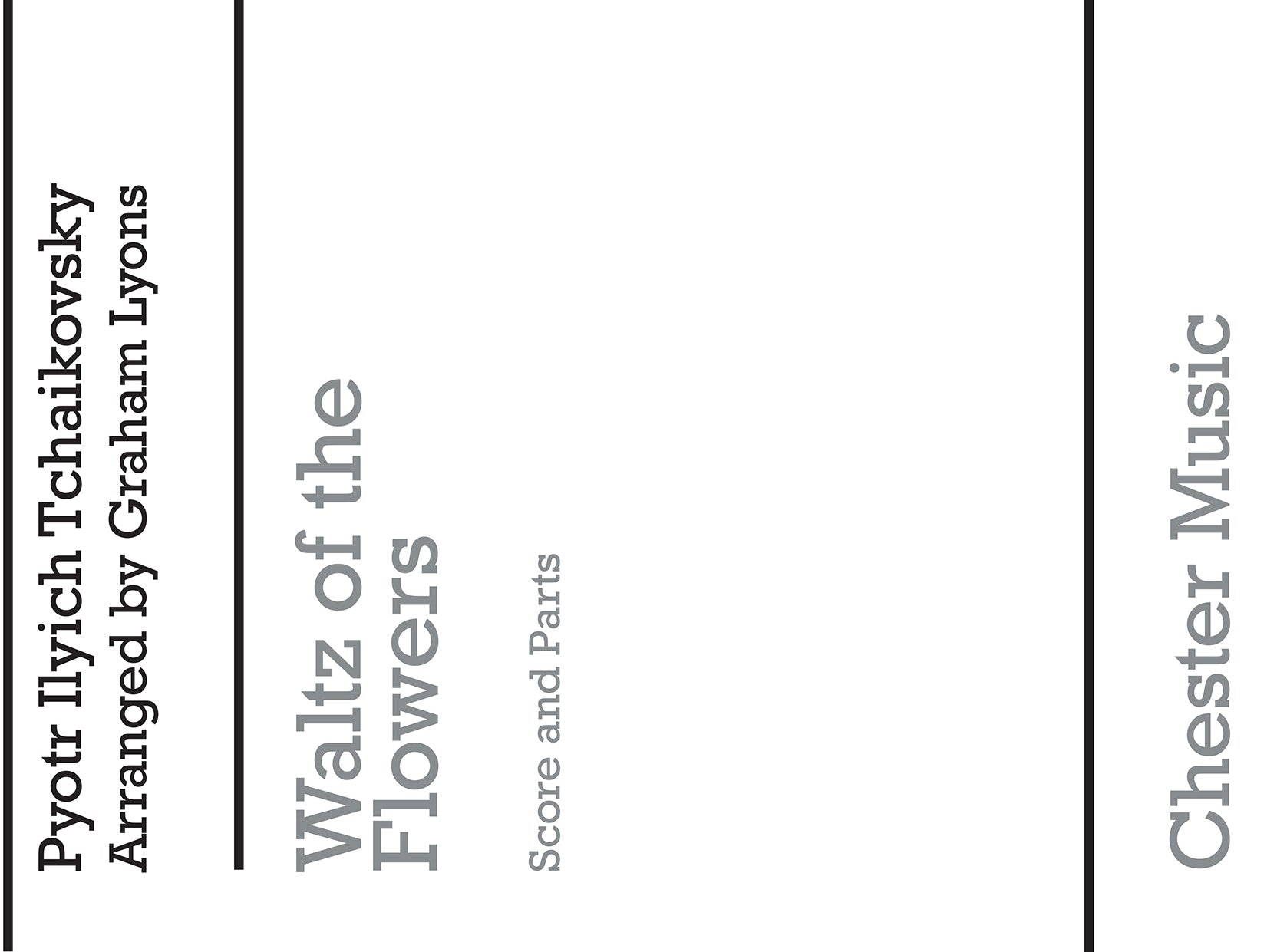 Waltz Of The Flowers de Pyotr Ilyich Tchaikovsky, Partition + parties pour ensemble à vent