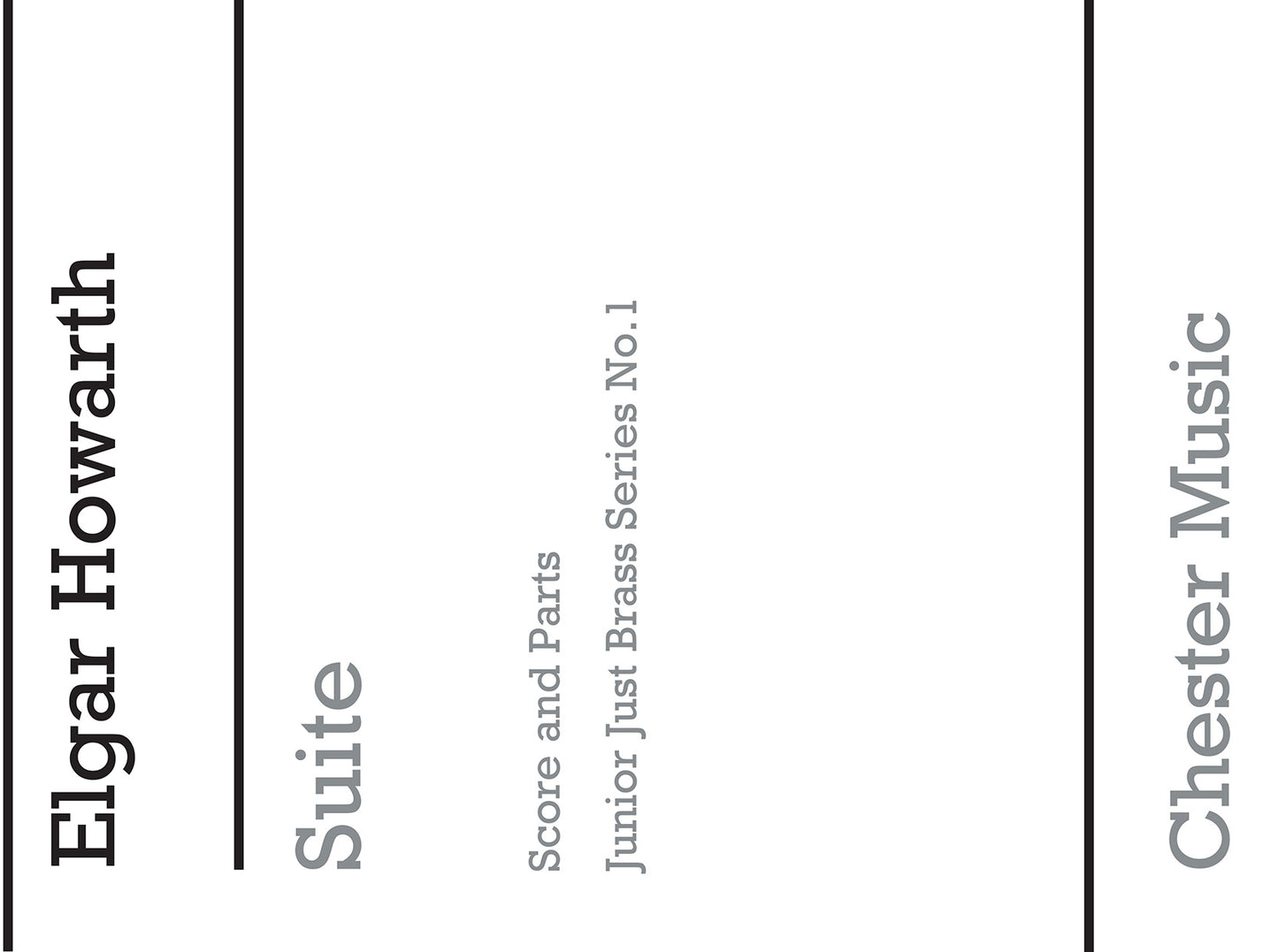 Suite for Brass de Elgar Howarth, Partition + parties pour ensemble de cuivres