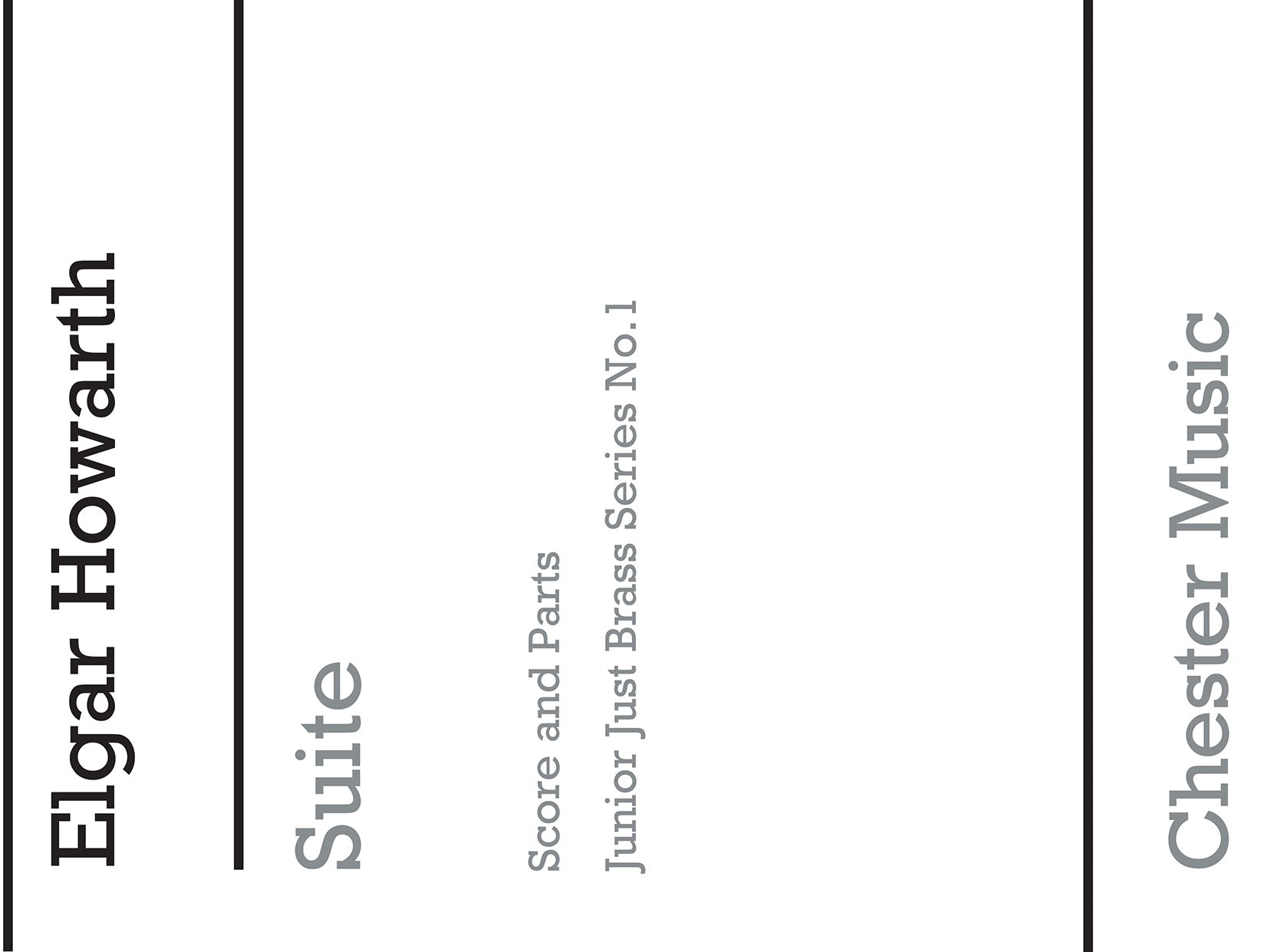 Suite for Brass de Elgar Howarth, Partition + parties pour ensemble de cuivres