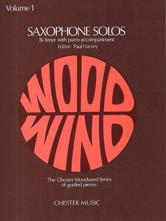 Tenor Saxophone Solos Volume 1 de Harvey, Livre pour saxophone ténor et Piano
