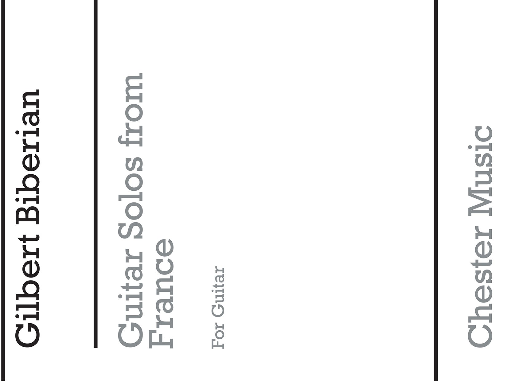 Guitar Solos From France, Livre pour guitare
