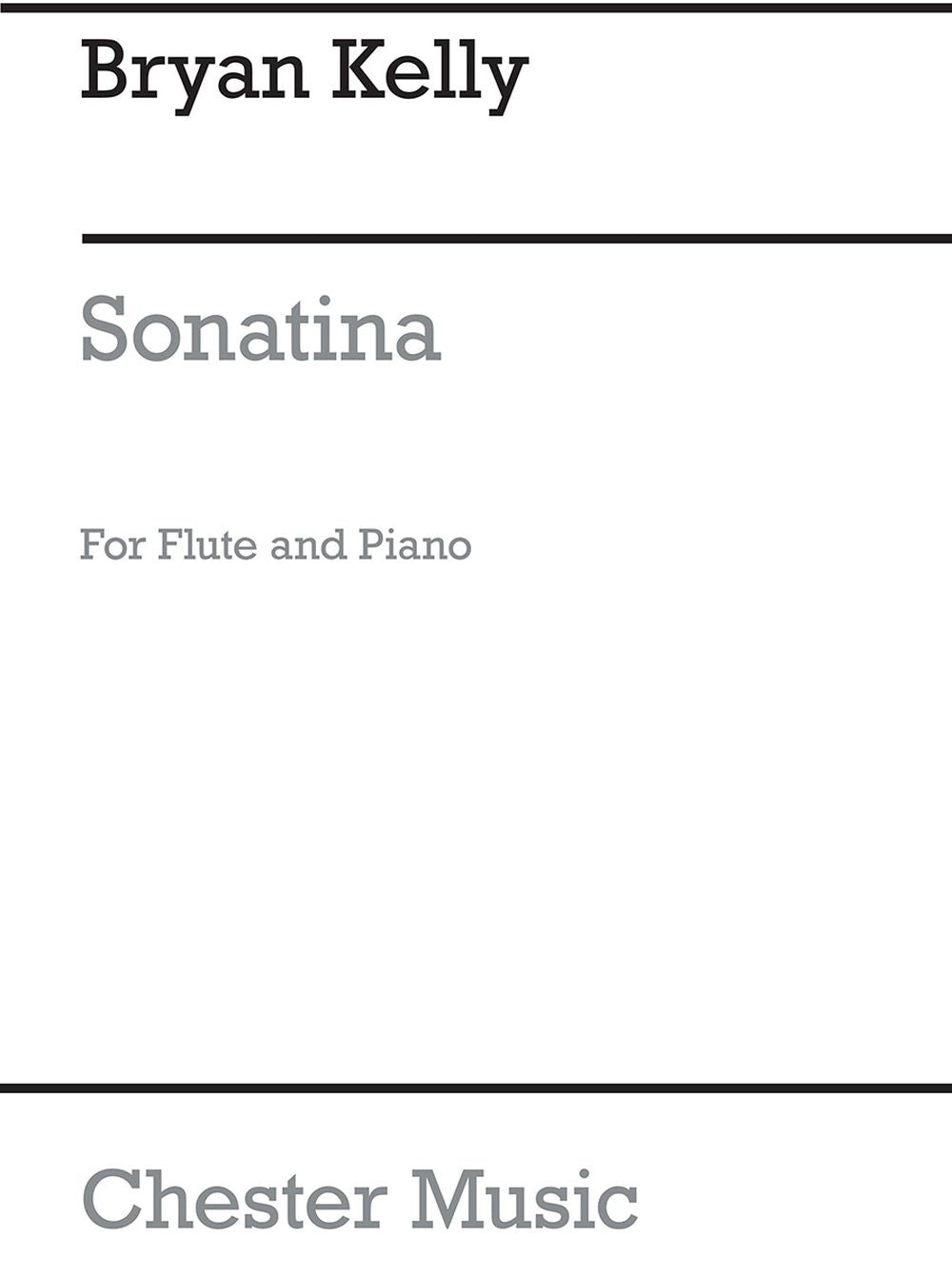 Sonatine de Bryan Kelly, Livre pour flûte et Piano