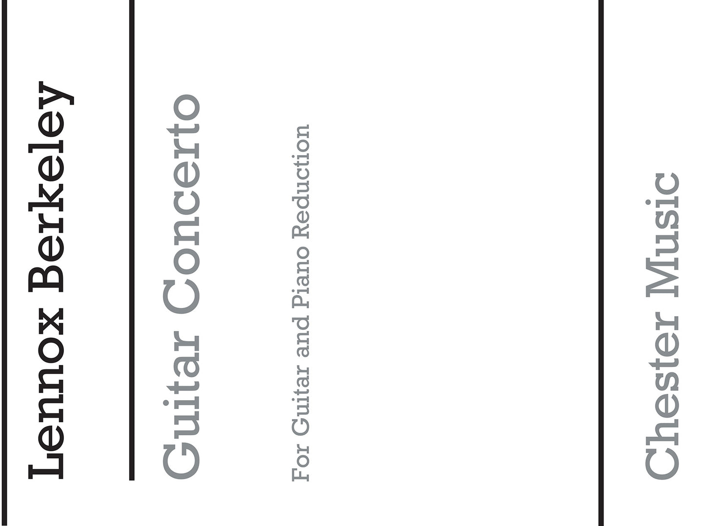 Concerto For Guitar And Orchestra Op.88 de Lennox Berkeley, Livre pour guitare et Piano